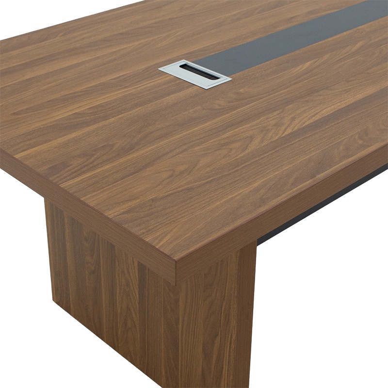 Conference table Oscar pakoworld walnut-anthracite 200x100x76cm Conference table Oscar pakoworld walnut-anthracite 200x100x76cm