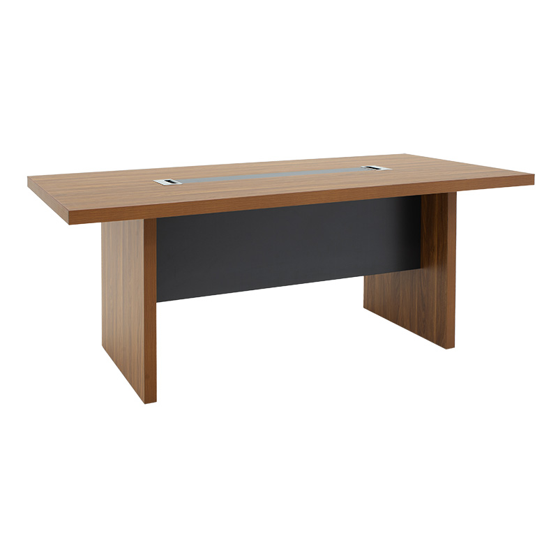 Conference table Oscar pakoworld walnut-anthracite 200x100x76cm