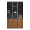 Professional office cabinets Oscar pakoworld walnut-anthracite 240x40x200cm