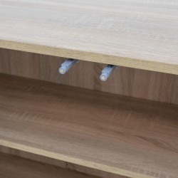 Μπουφές Billie pakoworld sonoma-γκρι 149x40x77εκ