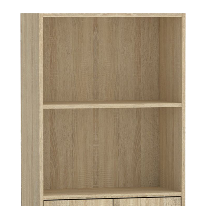 Bookcase Negan pakoworld sonoma melamine 60x30x120cm Bookcase Negan pakoworld sonoma melamine 60x30x120cm
