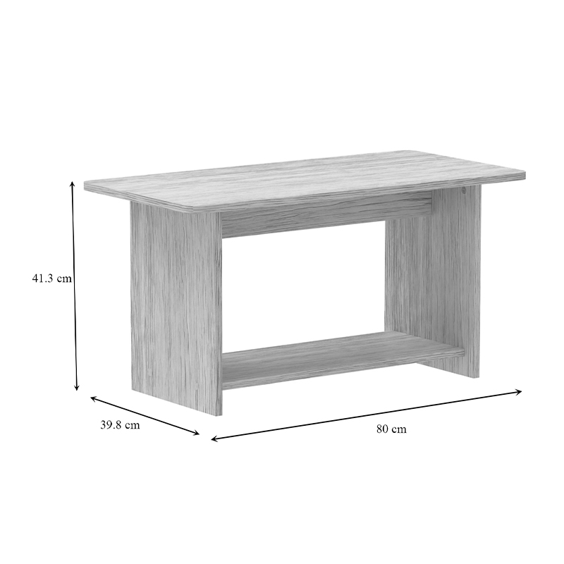 Kumba table pakoworld in oak shade 80x40x42cm Kumba table pakoworld in oak shade 80x40x42cm