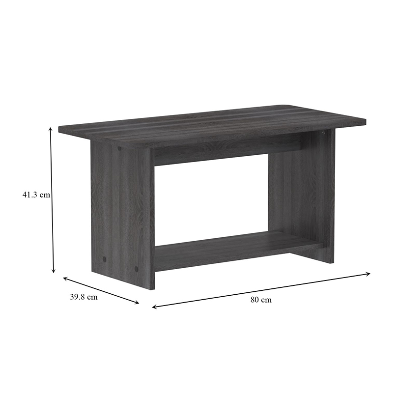 Kumba table pakoworld in anthracite shade 80x40x42cm Kumba table pakoworld in anthracite shade 80x40x42cm