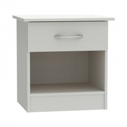 Kona pakoworld bedside table in white shade 40x34x42cm Kona pakoworld bedside table in white shade 40x34x42cm
