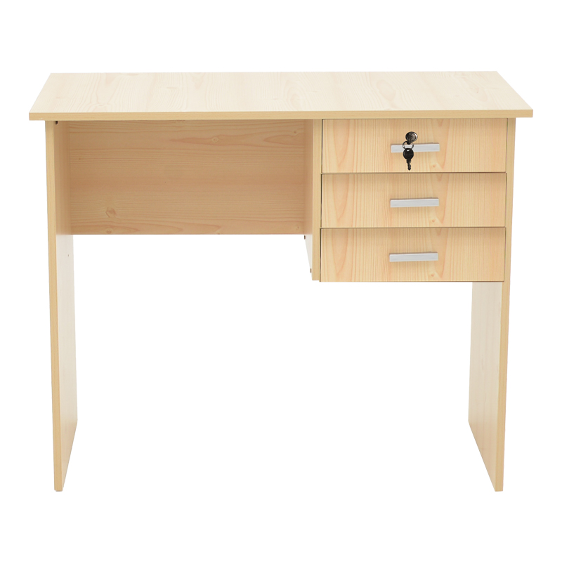 Work desk-chest of drawers Sophia pakoworld natural 116x57x72cm