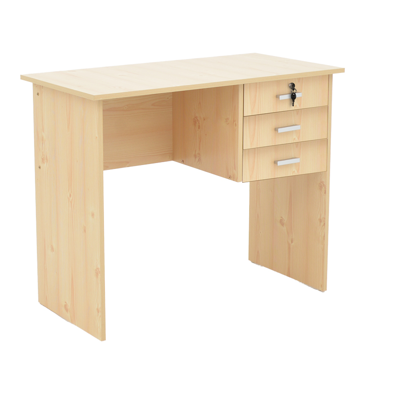 Work desk-chest of drawers Sophia pakoworld natural 116x57x72cm