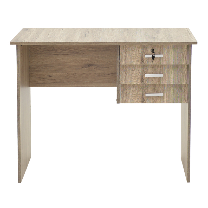 Work desk-chest of drawers Sophia pakoworld sonoma 116x57x72cm