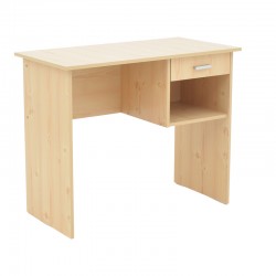 Work desk with drawer Michael pakoworld natural 88x45x72cm Work desk with drawer Michael pakoworld natural 88x45x72cm