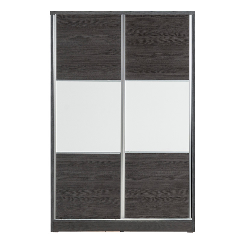 Wardrobe with 2 sliding doors Griffin pakoworld in wenge eo colour 121x56.5x180.5cm Wardrobe with 2 sliding doors Griffin pakoworld in wenge eo colour 121x56.5x180.5cm