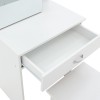Dressing table with mirror Zelia pakoworld in white colour 60x40.5x151cm