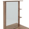 Dressing table with mirror Zelia pakoworld in oak colour 60x40.5x151cm