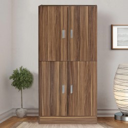 Shoe cabinet Felicity pakoworld walnut 60x32x127cm Shoe cabinet Felicity pakoworld walnut 60x32x127cm