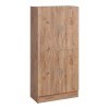 Παπουτσοθήκη-ντουλάπι Felicity pakoworld χρώμα φυσικό mo 60x32x127εκ