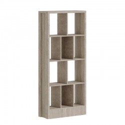 Bookcase Dividre pakoworld sonoma oak melamine 80x30x181cm Bookcase Dividre pakoworld sonoma oak melamine 80x30x181cm