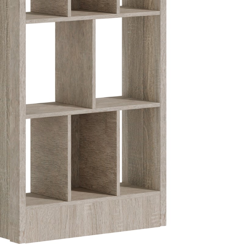 Bookcase Dividre pakoworld sonoma oak melamine 80x30x181cm Bookcase Dividre pakoworld sonoma oak melamine 80x30x181cm