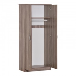 Zelia pakoworld two-leaf wardrobe in sonoma-oak shade 79x42x180cm Zelia pakoworld two-leaf wardrobe in sonoma-oak shade 79x42x180cm