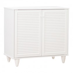 Παπουτσοθήκη-ντουλάπι Ronan pakoworld σε λευκή απόχρωση 70.5x35x66εκ