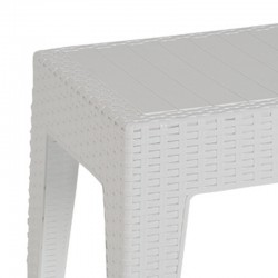 Τραπέζι Cosmic pakoworld PP λευκό 55x40x43.5εκ