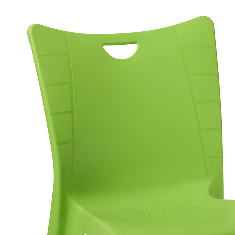 Chair Crafted pakoworld PP color green - aluminium leg