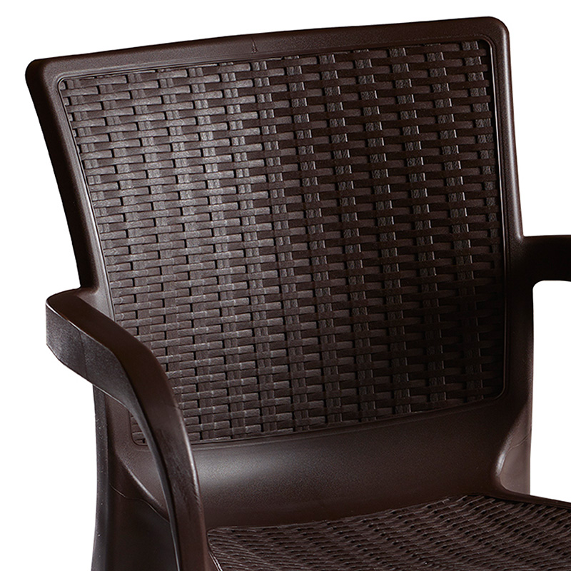 Armchair Festive pakoworld PP color dark brown Armchair Festive pakoworld PP color dark brown