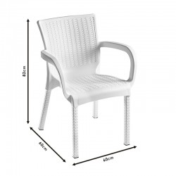 Armchair Festive pakoworld PP color cappucino Armchair Festive pakoworld PP color cappucino