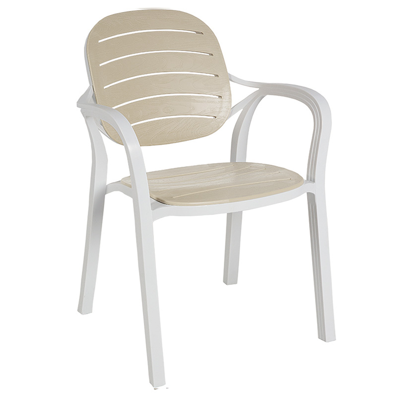 Armchair Gentle pakoworld PP color white-capuccino Armchair Gentle pakoworld PP color white-capuccino