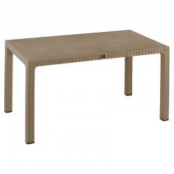 Dining set Explore-Confident pakoworld set 5pieces PP cappuccino150x90x73.5cm Dining set Explore-Confident pakoworld set 5pieces PP cappuccino150x90x73.5cm