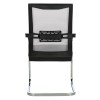 Visitor office chair Chromatic pakoworld metal-mesh black