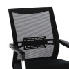 Visitor office chair Chromatic pakoworld metal-mesh black