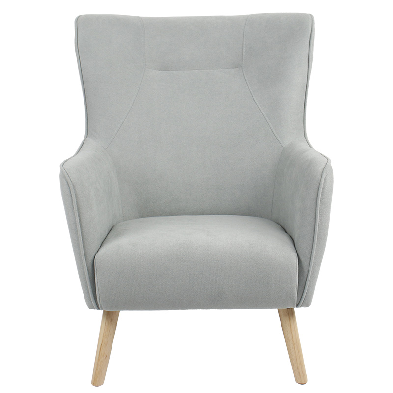 Armchair Insicive pakoworld fabric light green-natural 72x89x105cm Armchair Insicive pakoworld fabric light green-natural 72x89x105cm