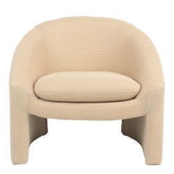 Armchair Mordak pakoworld beige fabric 82x72x74cm Armchair Mordak pakoworld beige fabric 82x72x74cm
