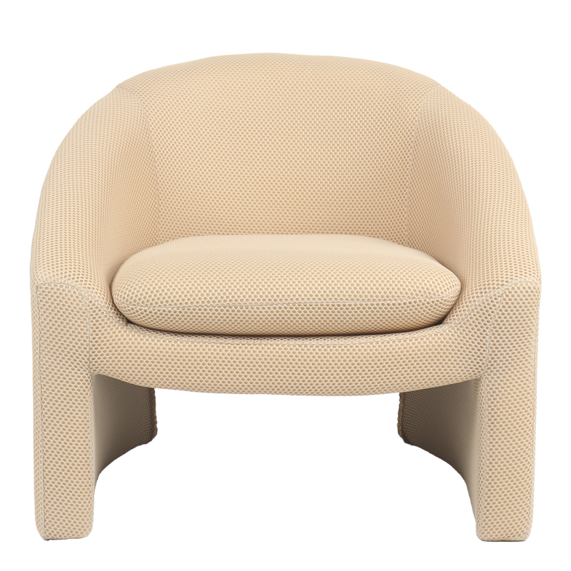 Armchair Mordak pakoworld beige fabric 82x72x74cm Armchair Mordak pakoworld beige fabric 82x72x74cm