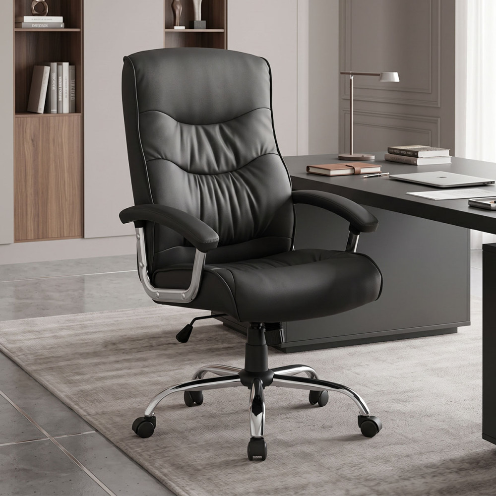 Office chair manager Primrose pakoworld pu black