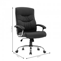 Office chair manager Primrose pakoworld pu black Office chair manager Primrose pakoworld pu black