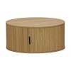 Coffee table Scandi pakoworld MDF in natural shade D80x35.5cm