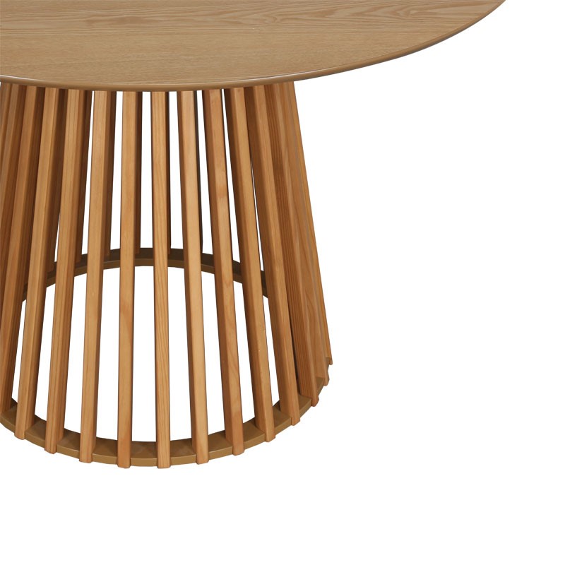 Dining table Domonic pakoworld natural D120x75cm Dining table Domonic pakoworld natural D120x75cm