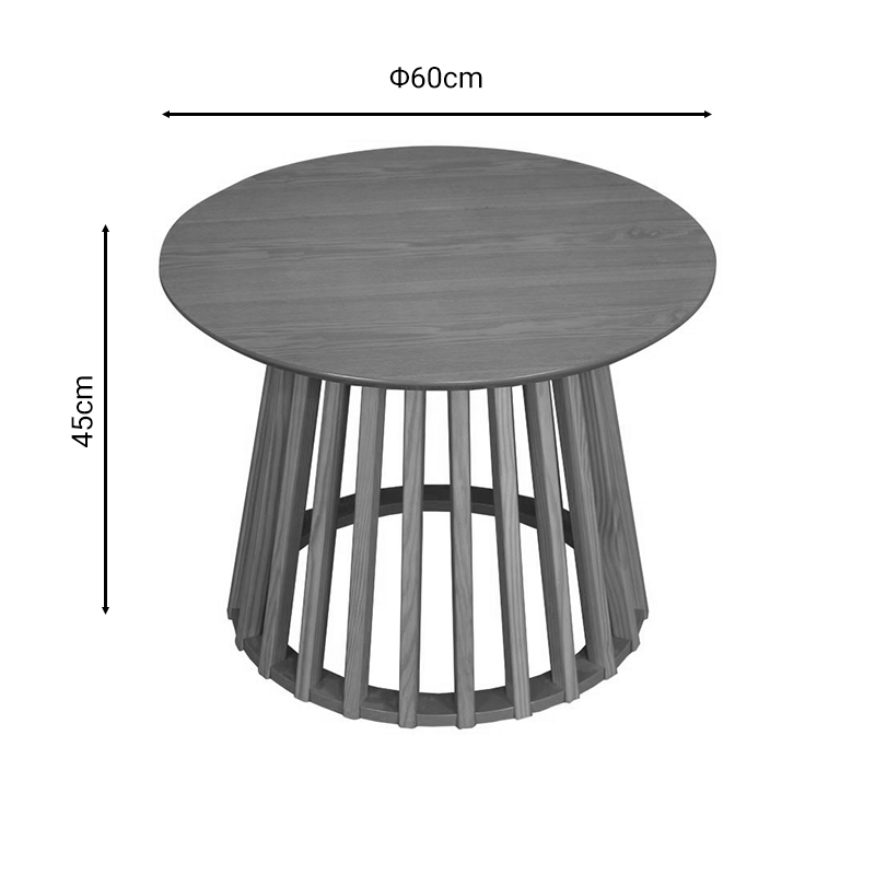Coffee table Domonic pakoworld natural D60x45cm Coffee table Domonic pakoworld natural D60x45cm