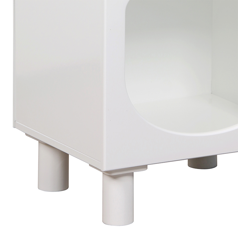 Κομοδίνο Emersi pakoworld MDF σε λευκή απόχρωση 40x32x70εκ Κομοδίνο Emersi pakoworld MDF σε λευκή απόχρωση 40x32x70εκ