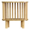 Bedside table Nodial pakoworld MDF/Bamboo in natural color D40x40cm