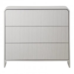 Zeplen pakoworld MDF chest of drawers in white 80x40x75cm Zeplen pakoworld MDF chest of drawers in white 80x40x75cm