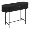 Console Zakro pakoworld MDF-metal in black shade 100x35x75cm