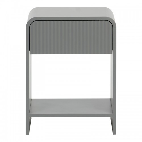 Κομοδίνο Zeplen pakoworld MDF σε γκρι απόχρωση 40x40x53εκ