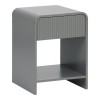 Nightstand Lemperto pakoworld MDF in grey color 40x40x53cm