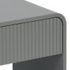 Nightstand Lemperto pakoworld MDF in grey color 40x40x53cm