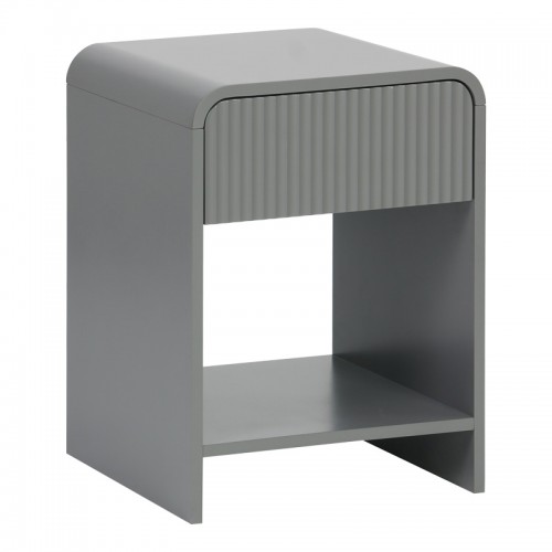Κομοδίνο Zeplen pakoworld MDF σε γκρι απόχρωση 40x40x53εκ