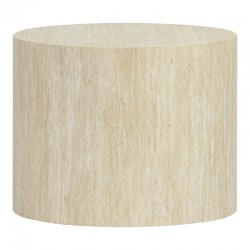 Side tables 2pcs Zonar pakoworld MDF in travertine look Side tables 2pcs Zonar pakoworld MDF in travertine look