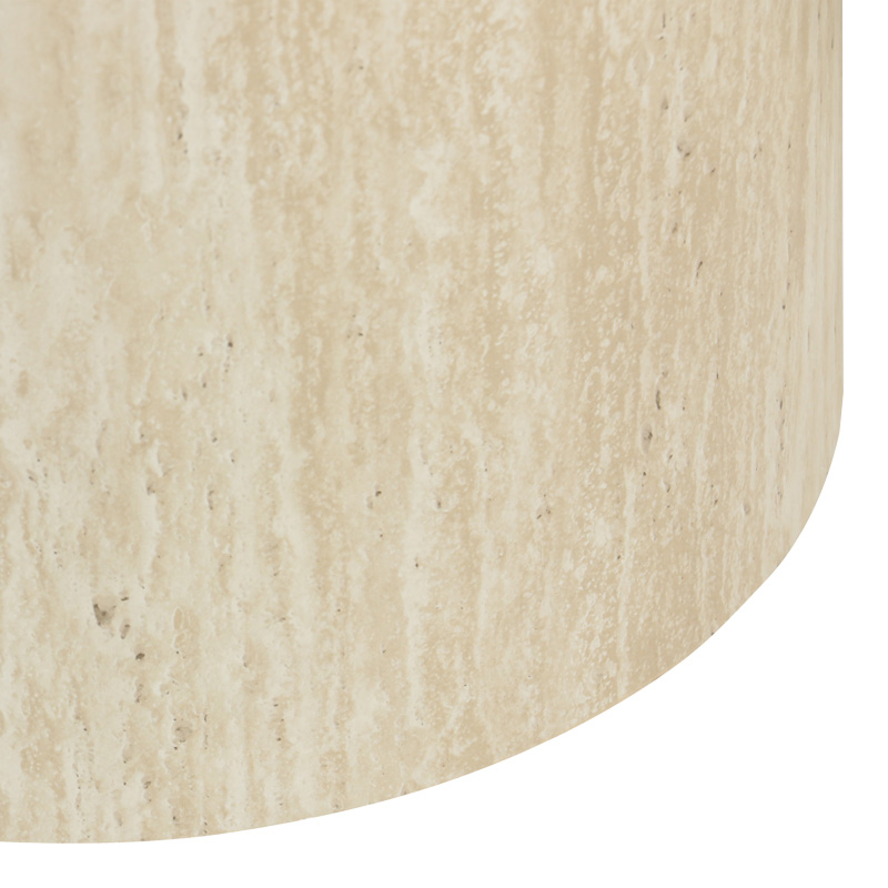 Side tables 2pcs Zonar pakoworld MDF in travertine look Side tables 2pcs Zonar pakoworld MDF in travertine look