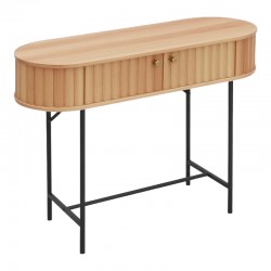 Console Zeplen pakoworld MDF-metal in oak shade 100x35x75cm