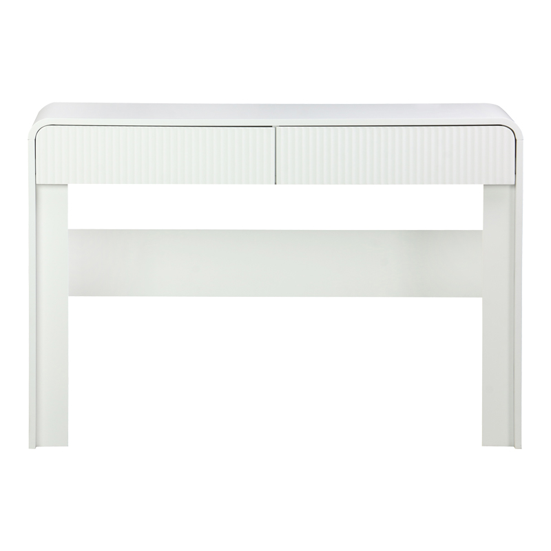 Κονσόλα Zeplen pakoworld λευκό mdf 110x38x75εκ