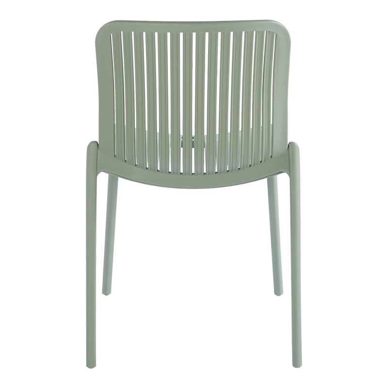 Καρέκλα Teragi στοιβαζόμενη pakoworld pp με UV protection πράσινο 58x43.5x82εκ